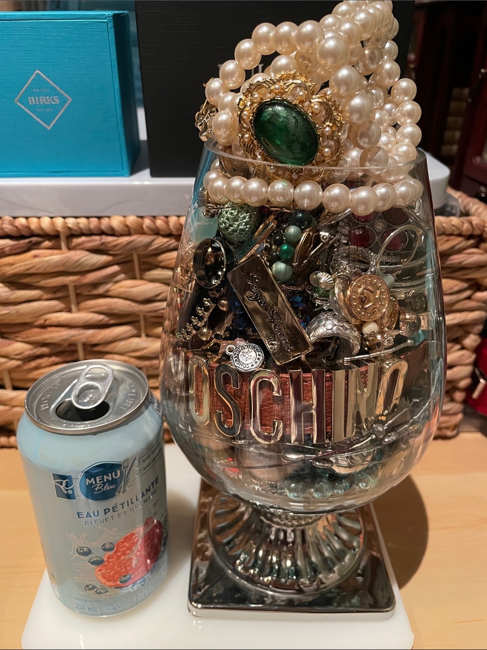 SALE!!!! Huge Bowring Glass Filled Assorted Jewelry Lots of Brand Names Untested